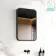 Olivia Black Framed Rectangular Bathroom Mirror 600x400mm