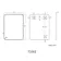 Olivia Black Framed Rectangular Bathroom Mirror 800x600mm