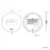Aria Round Illuminated LED Mirror With BLUETOOTH Speaker 800mm