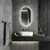 Emilee Oval Illuminated LED Mirror With BLUETOOTH Speaker 800x450mm