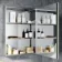 Emielia Battery Operated Illuminated LED Mirror Cabinet 700x500mm