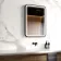 Olivia Black Framed Illuminated LED Mirror With BLUETOOTH Speaker 700x500mm