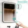 Olivia Black Framed Illuminated LED Mirror With BLUETOOTH Speaker 700x500mm