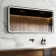 Olivia Black Framed Illuminated LED Mirror With BLUETOOTH Speaker 600x1200mm