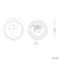 Mollie Black Framed Round Illuminated LED Mirror With BLUETOOTH Speaker 600mm