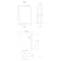 Mia Black Framed Mirror Cabinet 710x500mm