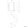 Mia Battery Operated Black Framed Illuminated LED Mirror Cabinet 710x500mm