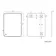 Olivia Brushed Brass Rectangular Bathroom Mirror 800x600mm