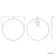Mollie Brushed Brass Round Bathroom Mirror 500mm