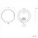 Mollie Brushed Brass Round Illuminated LED Mirror 500mm