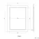 Inky Blue Bathroom Mirror 700x500mm