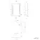 Mia Battery Operated Matt Brass Illuminated LED Mirror Cabinet 710x500mm