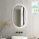 Darci Black Framed Backlit llluminated LED Mirror 900x500mm