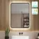 Olivia Black Framed Backlit llluminated LED Mirror 800x600mm