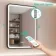 Olivia Black Framed Illuminated LED Mirror With BLUETOOTH Speaker 800x600mm