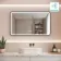 Olivia Black Framed Illuminated LED Mirror With BLUETOOTH Speaker 600x1000mm