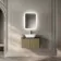 Olivia Brushed Brass Backlit llluminated LED Mirror 700x500mm