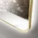 Olivia Brushed Brass Backlit llluminated LED Mirror 700x500mm