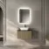 Olivia Brushed Brass Backlit llluminated LED Mirror 800x600mm