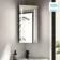 Madelyn Battery Operated Illuminated LED Corner Mirror Cabinet 600mm Tall