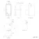 Madelyn Black Framed Illuminated LED Corner Mirror Cabinet 600mm Tall