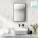 Essence Black Framed Rectangular Bathroom Mirror 600x400mm
