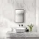 Essence Black Framed Rectangular Bathroom Mirror 600x400mm