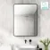Essence Black Framed Rectangular Bathroom Mirror 800x600mm