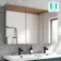 Esme Matt Black Recessed Mirror Cabinet 700x1200mm