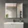 Selma Matt Black Illuminated LED Recessed Mirror Cabinet 700x800mm