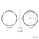 Delilah Black Framed Round Illuminated LED Mirror 800mm