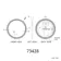  Delilah Brushed Brass Round Illuminated LED Mirror 500mm 