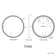  Delilah Brushed Brass Round Illuminated LED Mirror 800mm 