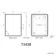 Mila Brushed Brass Illuminated LED Mirror 800x600mm