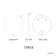 Delilah Battery Operated Black Framed Round Backlit LED Mirror 800mm