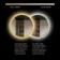 Delilah Battery Operated Brushed Brass Round Backlit LED Mirror 800mm