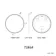 Grace Battery Operated Illuminated LED Mirror 600mm