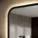 Mila Black Framed Backlit Illuminated LED Mirror With BLUETOOTH Speaker 700x500mm