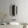 Ada Black Framed Illuminated LED Mirror 900x500mm