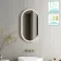 Ada Brushed Brass Illuminated LED Mirror 900x500mm