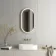 Ada Brushed Brass Illuminated LED Mirror 900x500mm