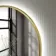 Ada Brushed Brass Backlit Illuminated LED Mirror 900x500mm