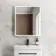 Aurora Matt Black Illuminated LED Mirror Cabinet With BLUETOOTH Speaker 700x600mm
