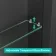 Aurora Matt Black Illuminated LED Mirror Cabinet With BLUETOOTH Speaker 700x800mm