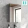 Esme Matt Black Recessed Mirror Cabinet 600x450mm