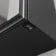Selma Battery Operated Matt Black Illuminated LED Mirror Cabinet 700x1000mm