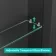 Esme Matt Black Illuminated LED Recessed Mirror Cabinet 600x450mm