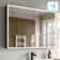 Esme Matt Black Illuminated LED Mirror Cabinet With BLUETOOTH Speaker 700x1000mm