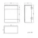 Harper Gloss White Back To Wall Toilet Unit 600mm