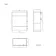 Harper & Elba Charcoal Elm Back To Wall Toilet Unit 600mm